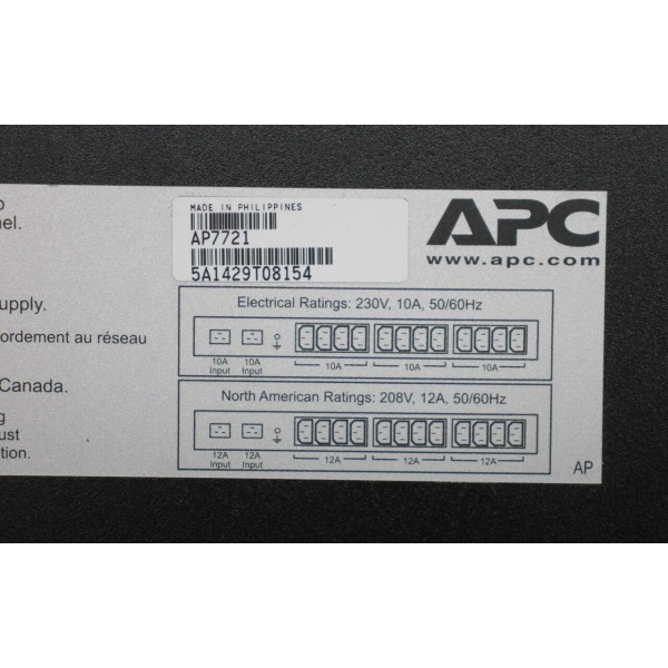 Alimentation pour APC Ref : AP7721