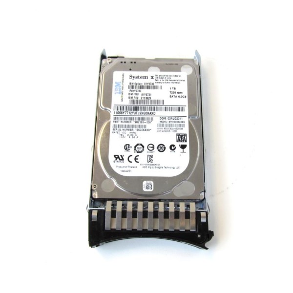 Disque dur IBM 81Y9730 SATA 2.5" 1000 Gigas 7200 Rpm