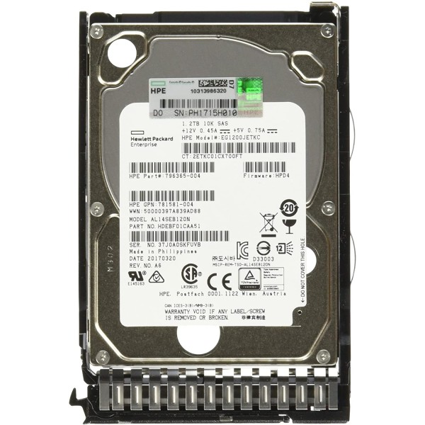 Hard Drive HP EG1200JETKC SAS 2.5" 1200 Gigas 10 Krpm