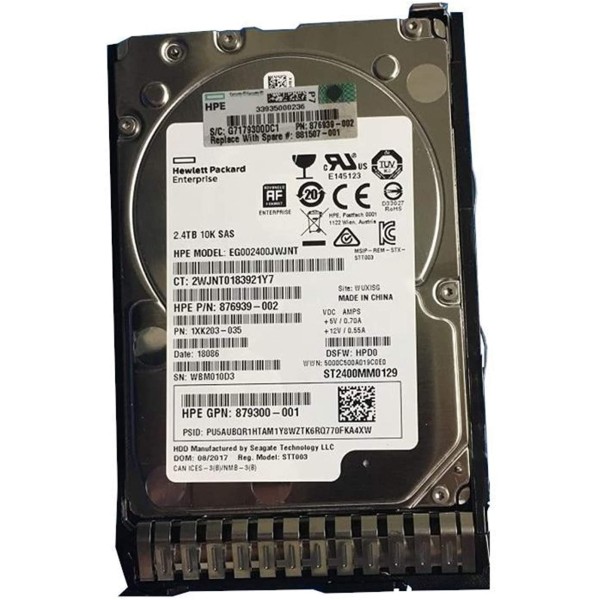 Hard Drive HP 881507-001 SAS 2.5" 2400 Gigas 10 Krpm