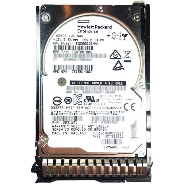 Hard Drive HP EG0600JEHMA SAS 2.5" 600 Gigas 10 Krpm