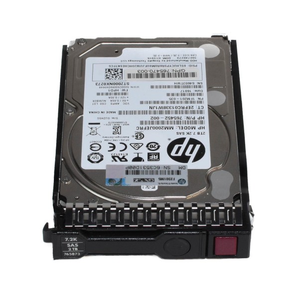 Disque Dur HP SAS 2.5 7200 Rpm 2000 Gb MM2000JEFRC