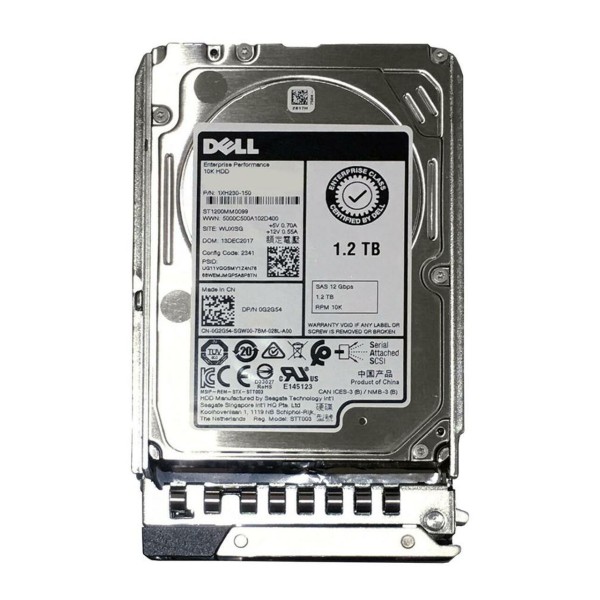 Disque Dur DELL SAS 2.5 10 Krpm 1200 Gb G2G54