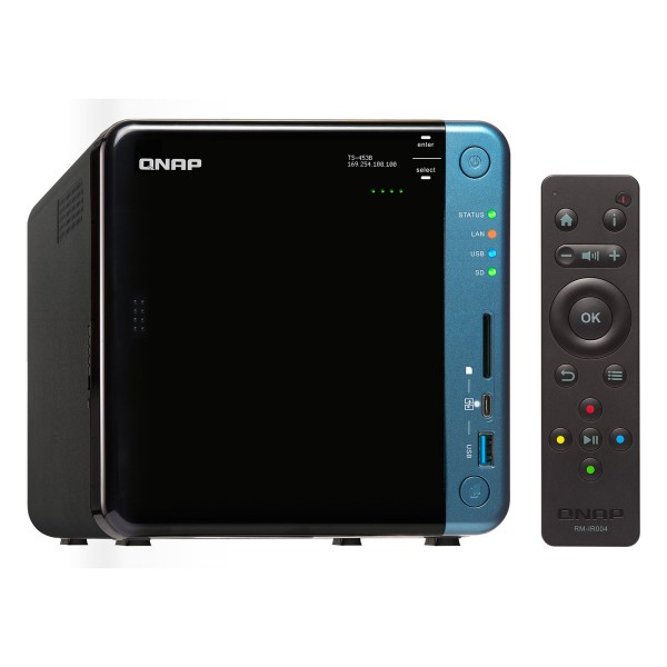 Baie de disques d'occasion QNAP TS-453B serveur-occasion.com