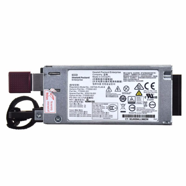 Alimentation pour HP DL120/160/180 G9 Ref : 775592-001