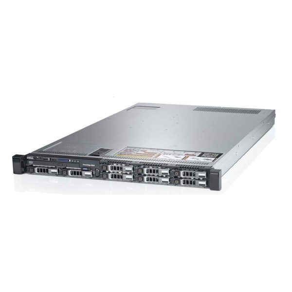 SERVER DELL Poweredge R620 2 x Xeon Ten Cores E5-2680 V2 64 Go Rack 1U