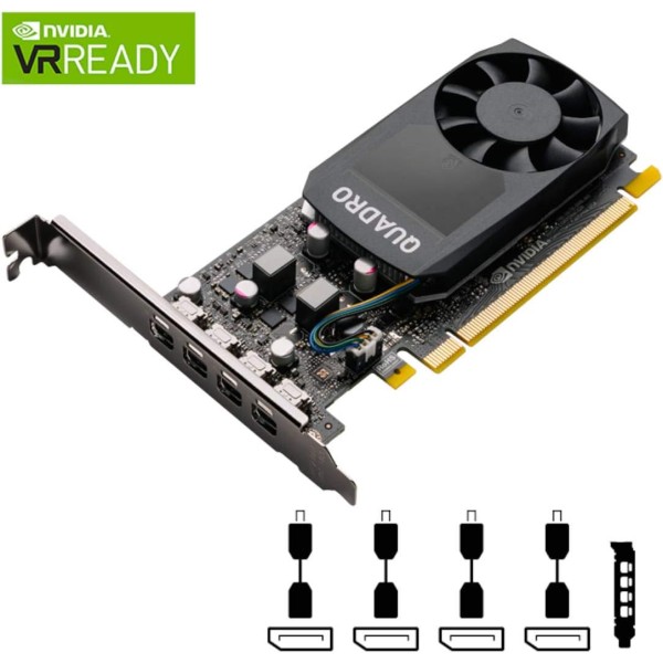 Used Video board Nvidia Quadro P620 serveur-occasion.com