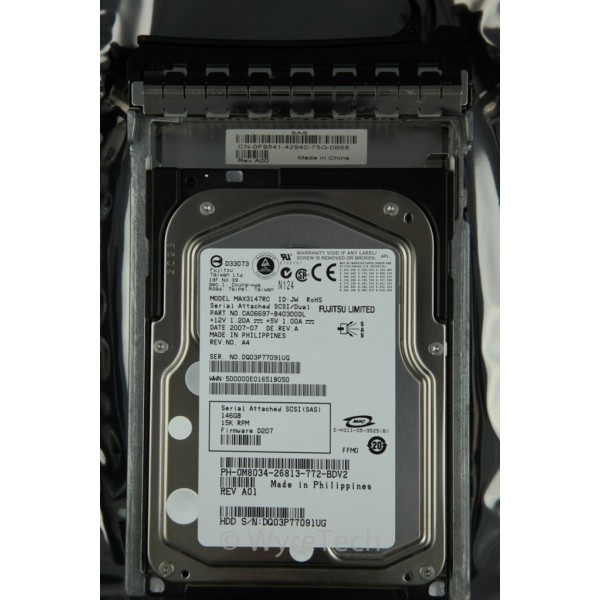 Hard Drive DELL 0M8034 SAS 3.5" 146 Gigas 15 Krpm