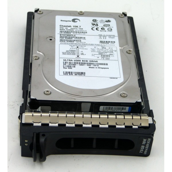 Hard Drive DELL 0FC960 SCSI 3.5" 72 Gigas 10 Krpm