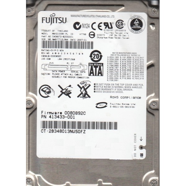 Hard Drive HP 238920-001 FIBRE 3.5" 72 Gigas 10 Krpm