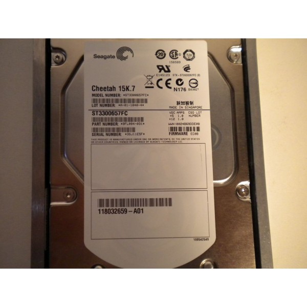 Disque Dur Dell/Emc Fibre 3.5 15Krpm 300 Gb : 005048950