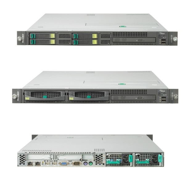 SERVER FUJITSU RX200 S3 1 x Xeon Quad Core E5320 Rack 1U